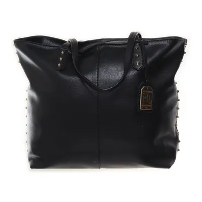 Handbag (Black) from Lauren Ralph Lauren Leather, Polyester