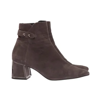 Heeled boots (Gray) from Bruno Premi Leather