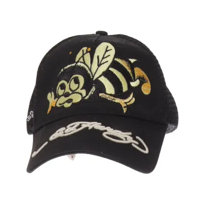 Casquette de camionneur (Noir) de Ed Hardy Coton, Polyester