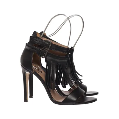 High heel sandals (Black) from Papa Shoes Leather