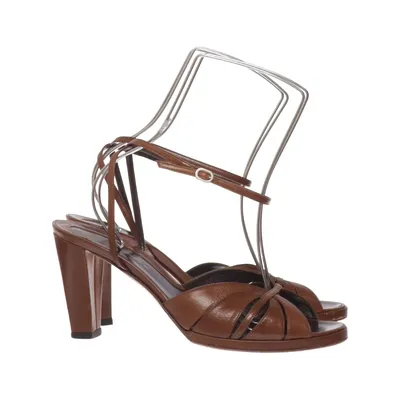 High heel sandals (Brown) from Baldinini Leather