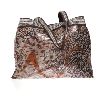Handbag (Brown, Gold) from Couleurs D'Ailleurs