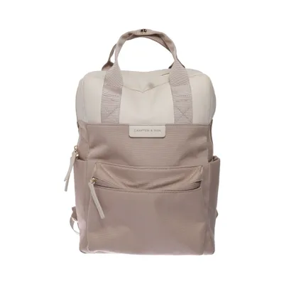 Backpack (Beige, White) from Kapten & Son