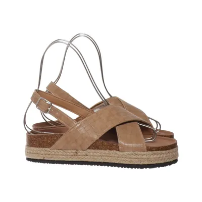 Sandalen (Beige) van Exani Leer