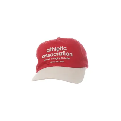 Honkbalpet (Rood, Beige) van Pegador Katoen