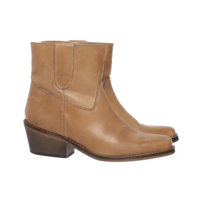 Laarzen met hak (Beige) van Ivylee Leer
