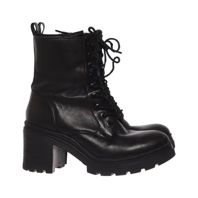 Bottes à lacets (Noir) de Oxmox
