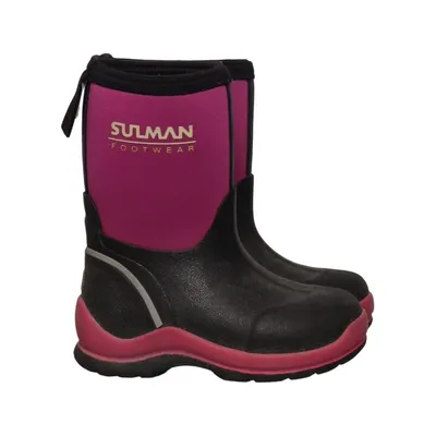 Rubber boots (Black, Pink) from Sulman