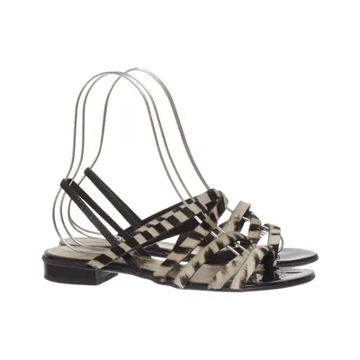 Sandals (Black, White, Multicolored) from Footlight