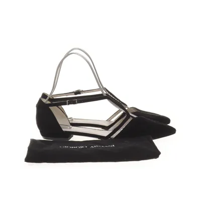 Ballerina's (Zwart) van Giorgio Armani Suède