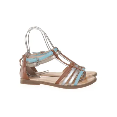 Sandaler (Brun, Blå, Silverfärgad) från Geox Skinn