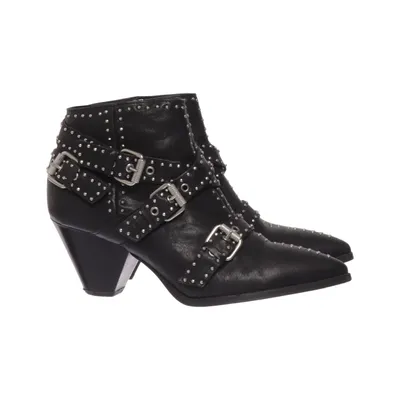 Heeled boots (Black) from Janet & Janet Leather