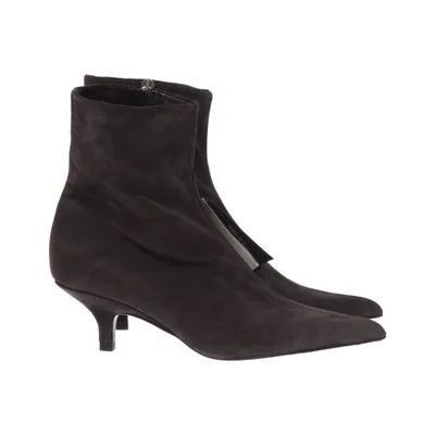 Bottes à talons (Gris) de Massimo Dutti