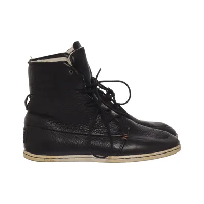 Laced boots (Black) from Hub Leather