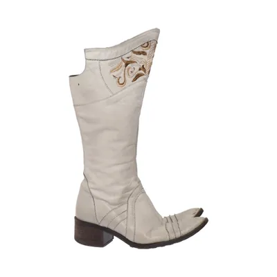 Bottes de cow-boy (Blanc) de Lavorazione Artigiana
