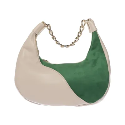 Handbag (Beige, Green) from Carin Wester