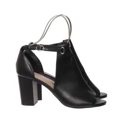 High heel sandals (Black) from XIT by Dinsko Faux leather