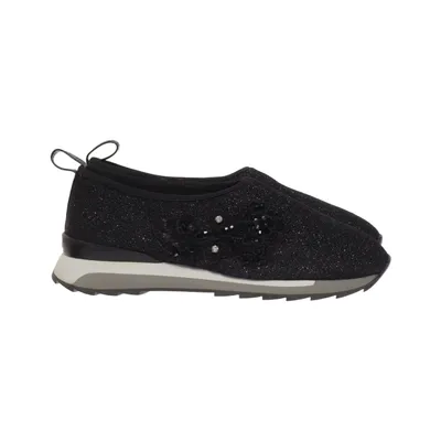 Chaussures d'été en toile (Noir) de Hogan Rebel Cuir