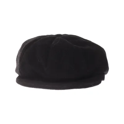 Newsboy cap (Black) from Salon Polyester, Wool