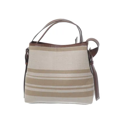 Axelremsväska (Beige, Brun) från H&M Bomull, Polyester, Polyuretan