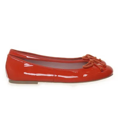 Ballerinaskor (Orange) från Pretty Ballerinas Skinn
