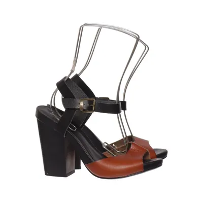 High heel sandals (Black, Brown) from OVS