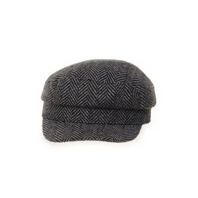 Newsboy hat (Grå, Sort) fra Zara