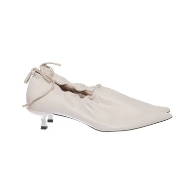 High heels (White, Black) from Zara Trafaluc