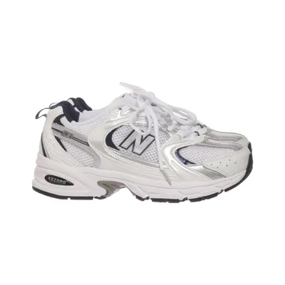 Träningsskor (Vit, Silverfärgad) från New Balance Skinnimitation, Polyester