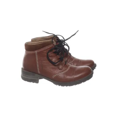 Laced boots (Brown) from Josef Seibel Polyester