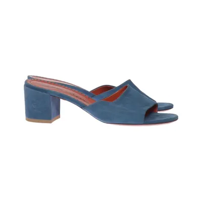 Mules (Bleu) de Santoni Cuir