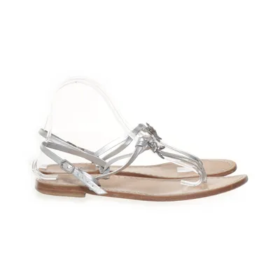 Sandalen (Zilver) van Amalia Leer