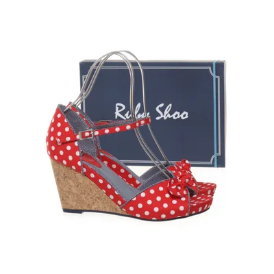 Wedges (Red, White) from Ruby Shoo