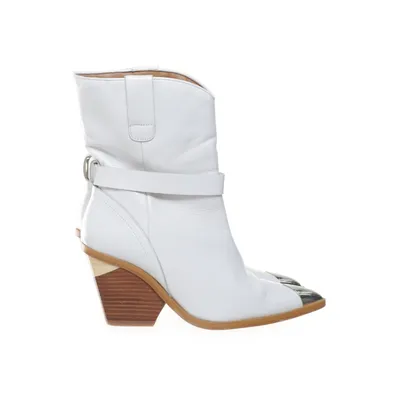 Cowboystøvler (Hvid) fra River Island Læder