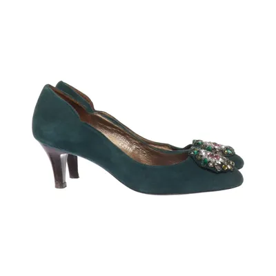 Escarpins (Vert, Multicolore) de Redfoot Cuir