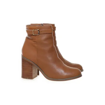 Bottes à talons (Marron) de Roots Cuir