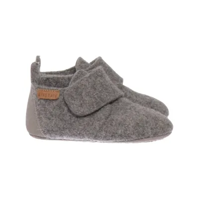 Slippers (Grijs) van Bisgaard Leer, Wol