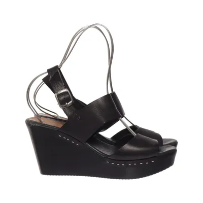 Chaussure compensées (Noir) de Dasia Cuir