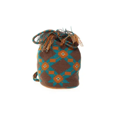 Shoulder-bag (Brown, Multicolored)