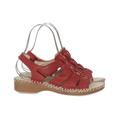 Sandales (Rouge) de Sköna Marie Cuir