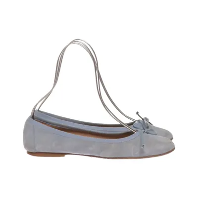 Ballet flats (Blue) Leather