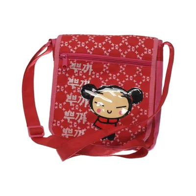 Axelremsväska (Röd, Rosa) från Pucca Polyester