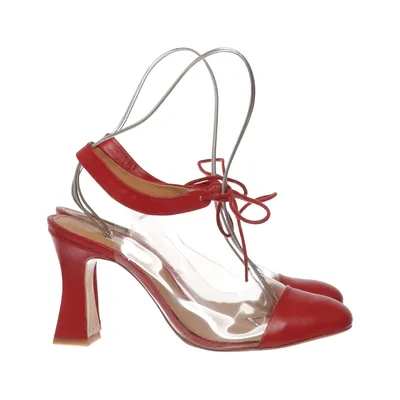 High heels (Red, Transparent) from Stine Goya