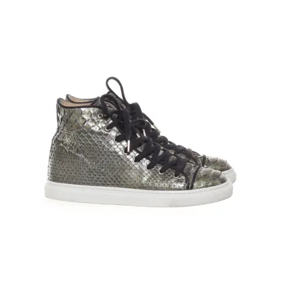 Baskets (Vert, Or, Noir) de Charlotte Olympia