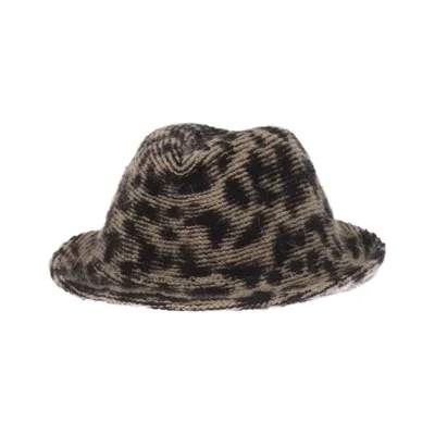 Fedora hat (Beige, Black) from Zara Accessories Angora, Polyamide, Wool