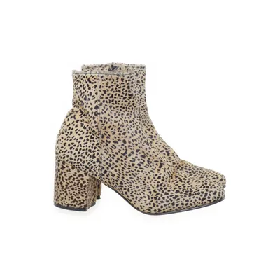 Laarzen met hak (Beige, Zwart) van Ivylee