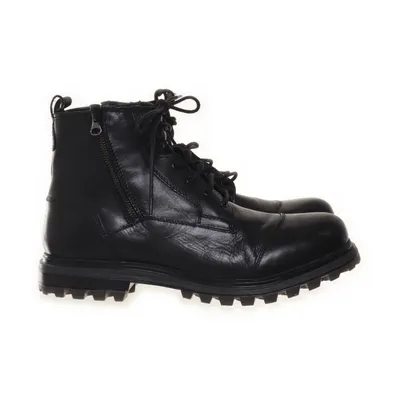 Veterlaarzen (Zwart) van AM Shoe Company Leer