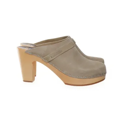 Træsko (Beige) fra Swedish Hasbeens Ruskind