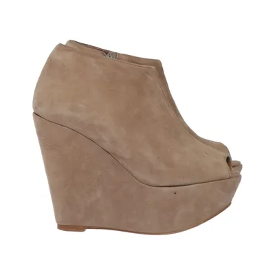 Laarzen met hak (Beige) van Topshop