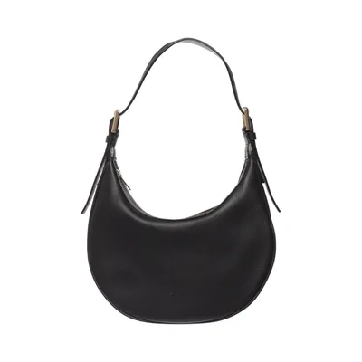 Shoulder-bag (Black) from COS Cotton, Leather